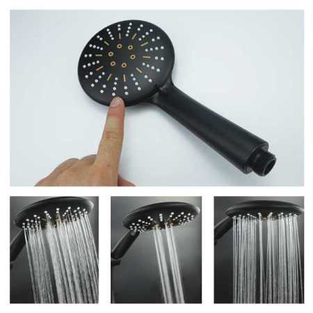 3-different-water-pressures-and-spreads-coming-out-of-black-shower-head