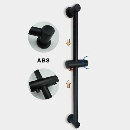 ABS-mounts-for-black-shower-rail