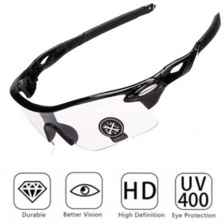 Clear Sports Glasses Cycling Running Bike Glasses UV400