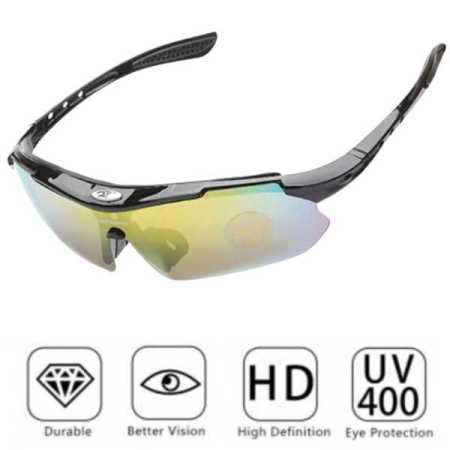 Rainbow Tinted Cycling Sunglasses for Sports UV400