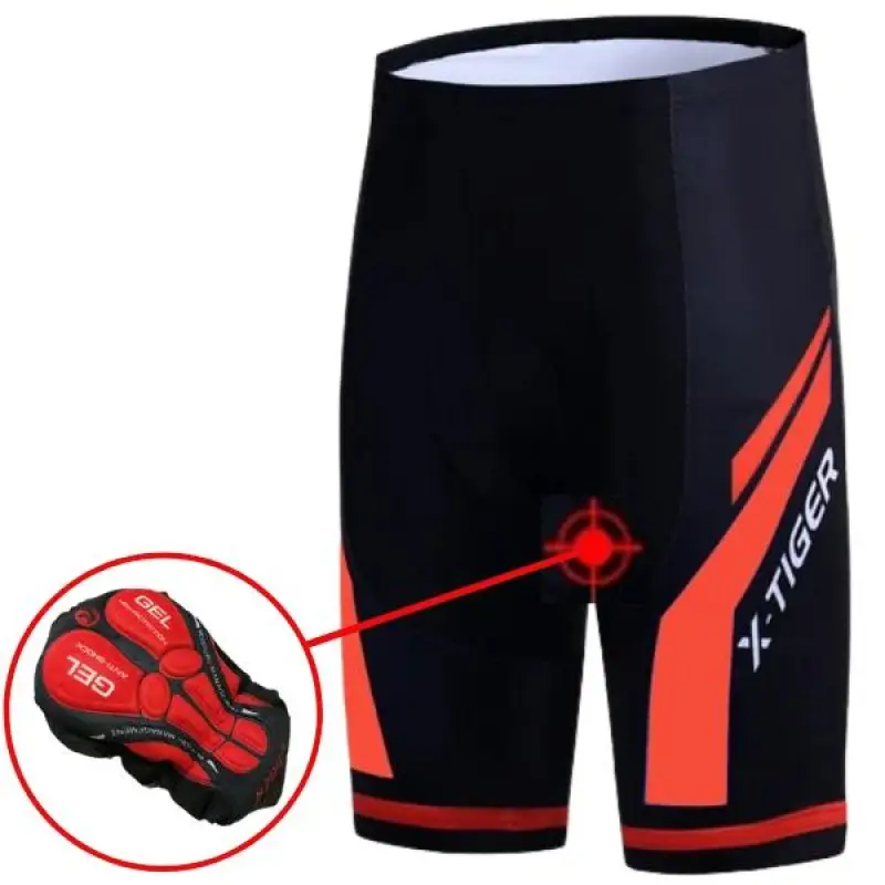 Padded Bike Shorts for Cycling Black (XXL) Extra Large Size PBS-2007-XXL