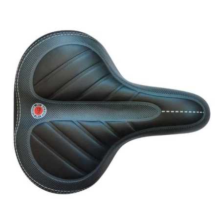 flat-top-view-of-extra-wide-padded-bicycle-seat
