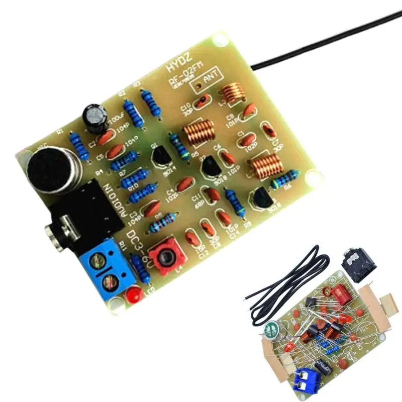 88-108MHz FM Transmitter Kit Electronic PCB Wireless 