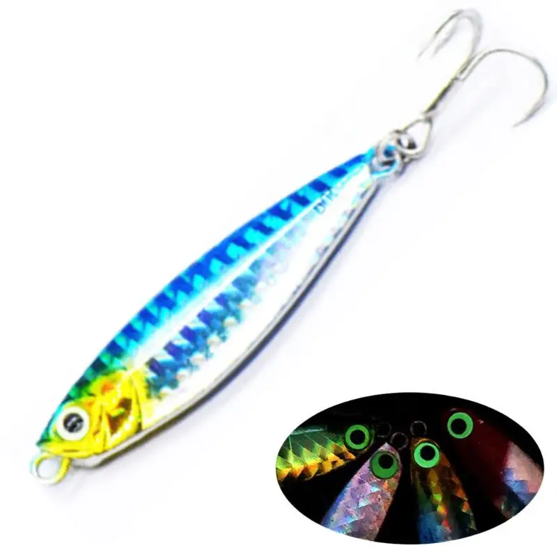 40g Blue and Yellow Knife Metal Lead Jig Lure 7 cm Long