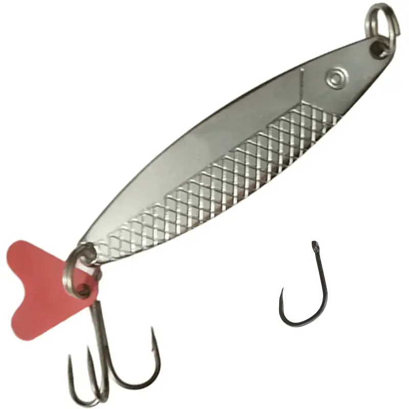 Silver Shimmer Trout Lure – Flashy MetalStrike Spoon for Clear Water Fishing