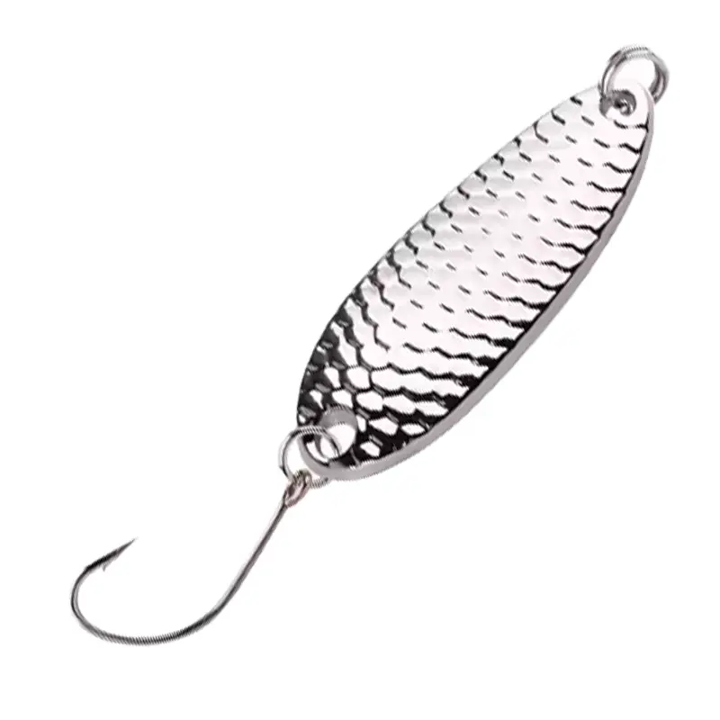Silver Trout Spoon 5g Suckerme Flashback Lure for Low-Light Trout 