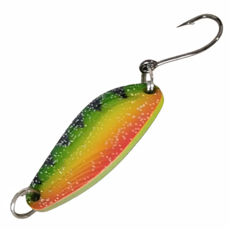 Suckerme Lakeflare Trout Spoon Lure 3.4 cm Flashy Glitter Spoon for NZ Waters