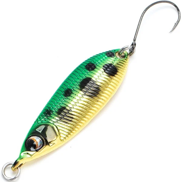 Ultra-Lightweight Trout Casting Lure – Green, Yellow & Black – 5g