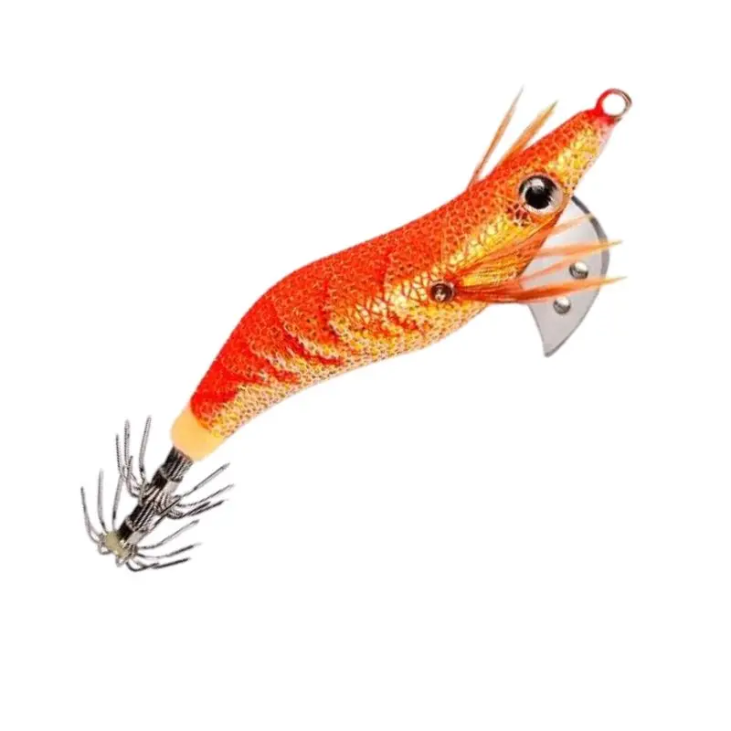 12.5g Orange Squid Lure Night Fishing Natural Swimmer