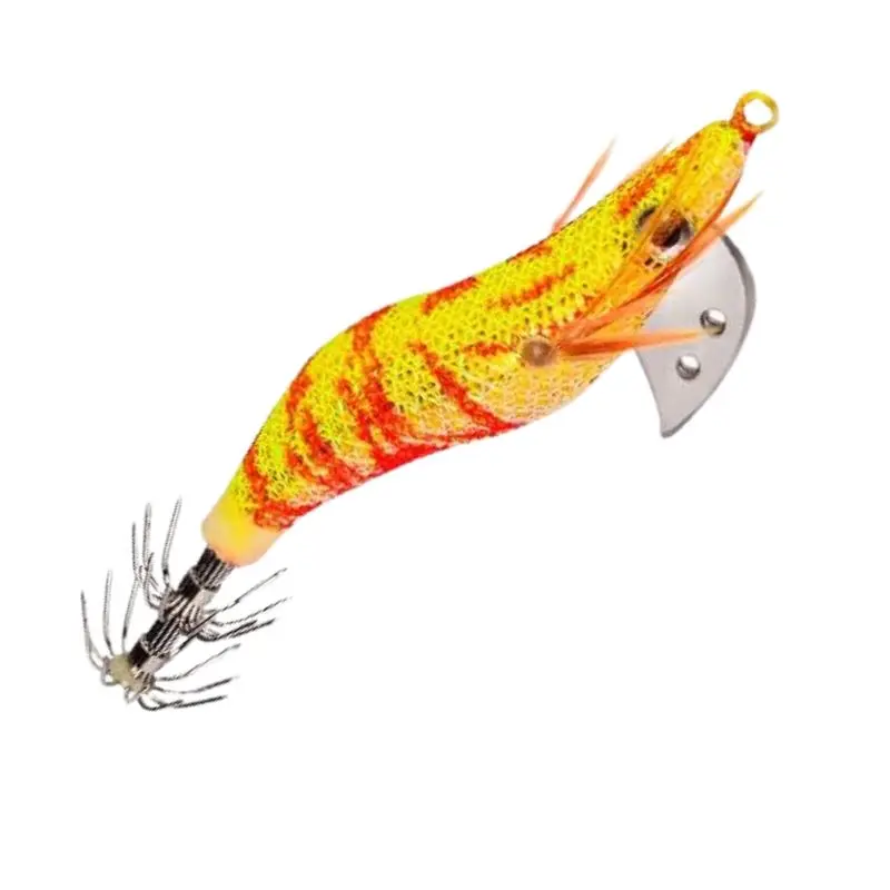 12.5g Yellow Squid Lure Jig Night Fishing Natural Swimmer