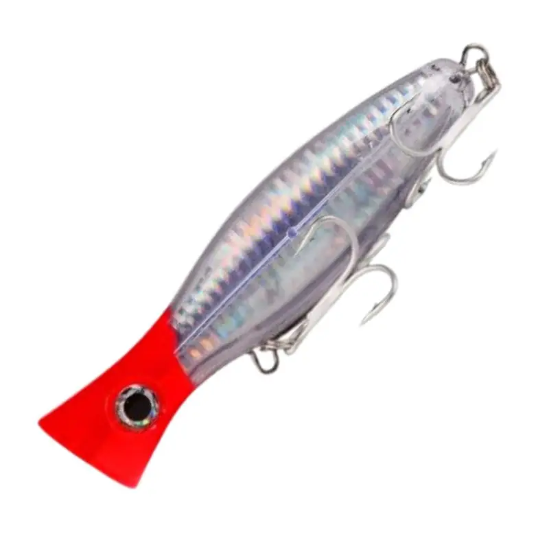 Silver Popper Lure 42.5g 12.5cm Topwater Crank Bait