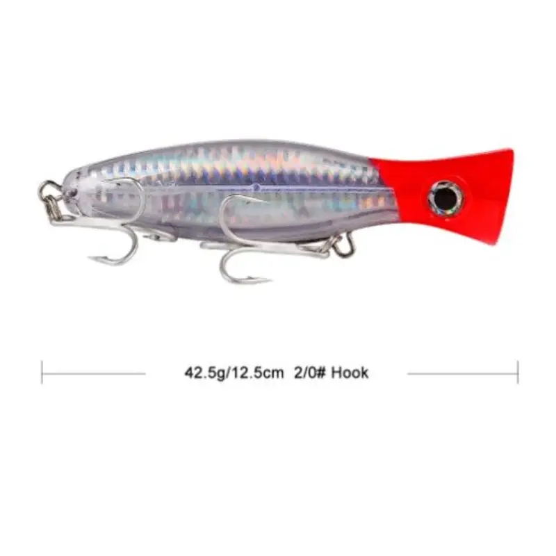 Silver-topwater-crank-bait-popper-lure-12.5cm-42.5-grams.webp