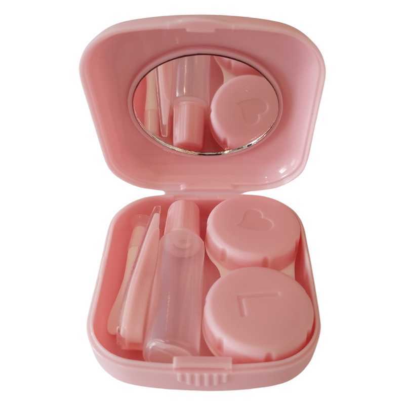 Varioptics Pink Travel Case for Contact Lens & Accessories
