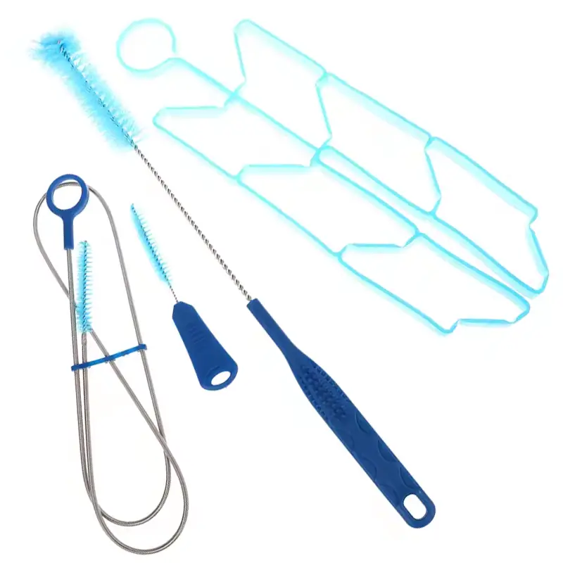 Hydration Bladder Cleaning Set 4-Piece Kit for Reservoir Tube and Valve Care