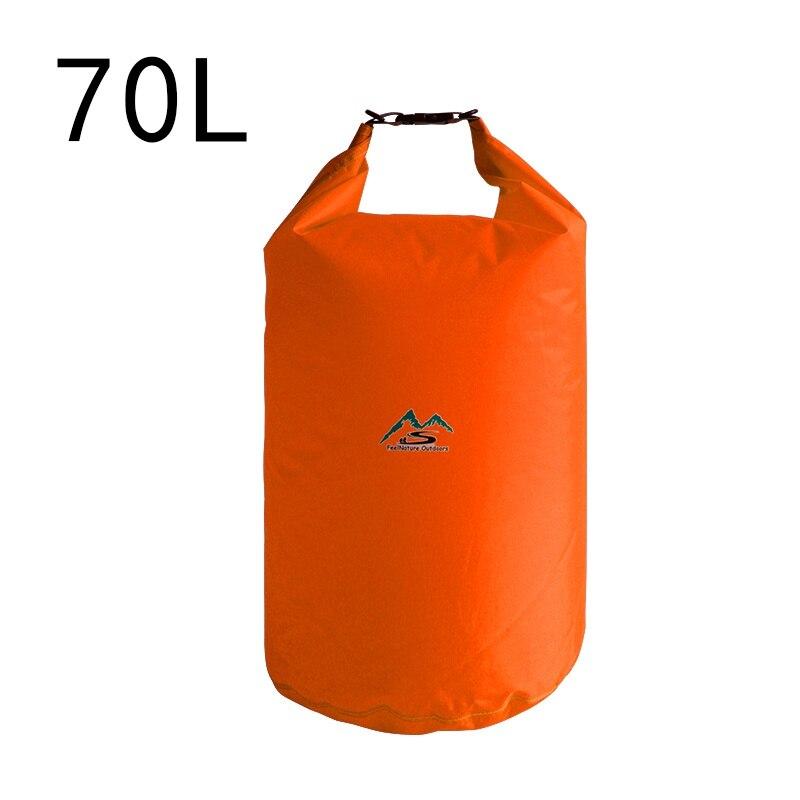 70L Dry Bag Pack Liner 138 grams High Visibility Orange Colour