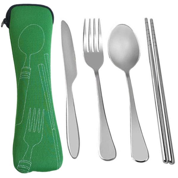 Camping Cutlery Set with Chopsticks 100 grams