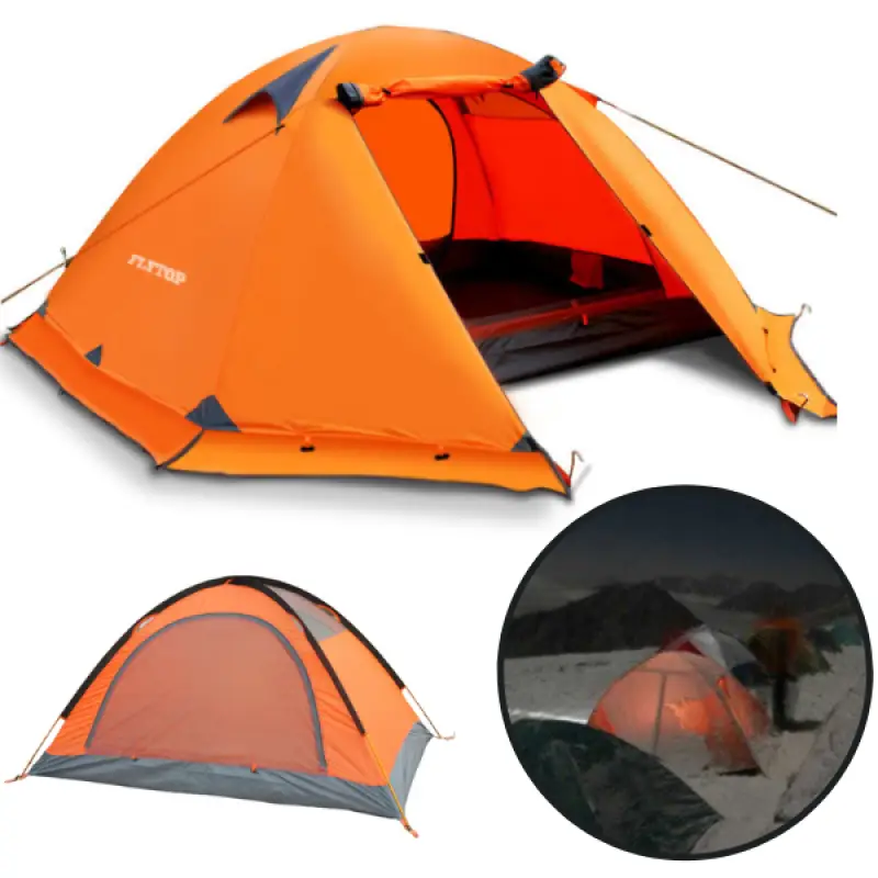 3 Person 4 Season Tent with Snow Skirt All-Weather Shelter for NZ Tramping