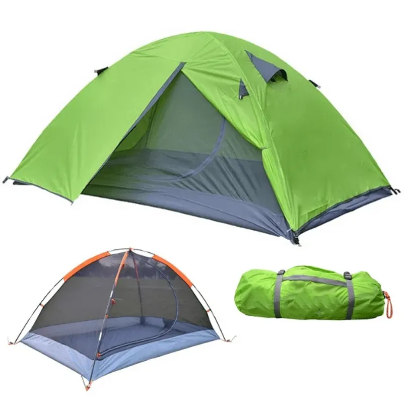 Lightweight 2-Person Camping Tent: Ideal for 3 to 4 Seasons