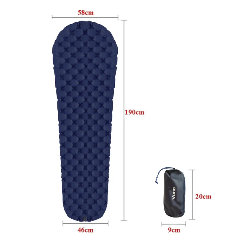 ultralight-sleeping-mat-for-hioking-product-dimesnions-with-navy-blue-colour.webp