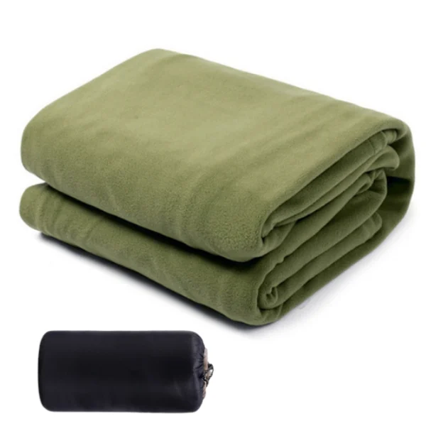 Army Green Fleece Liner for Sleeping Bags – Warmth and Comfort 550g