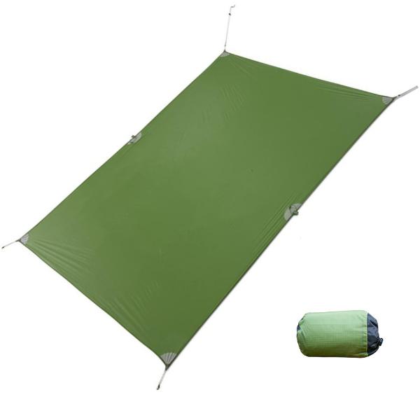 Green Ultralight Groundsheet Essential Tent Protection 210 x 150cm Only 178 grams