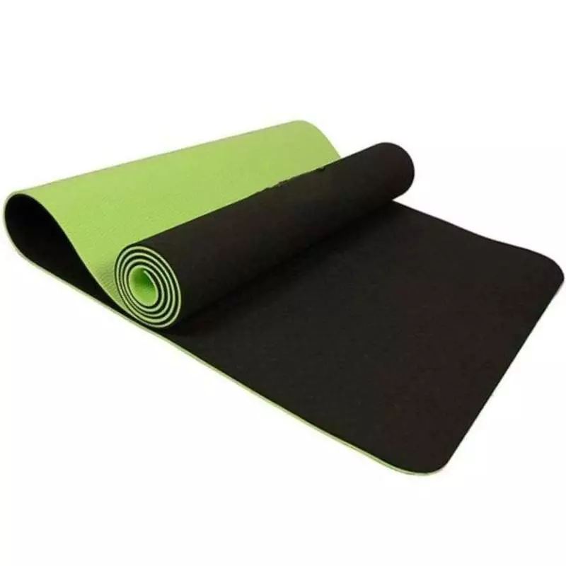 Green Exercise Mat for Yoga 6 mm 183 cm x 61 cm