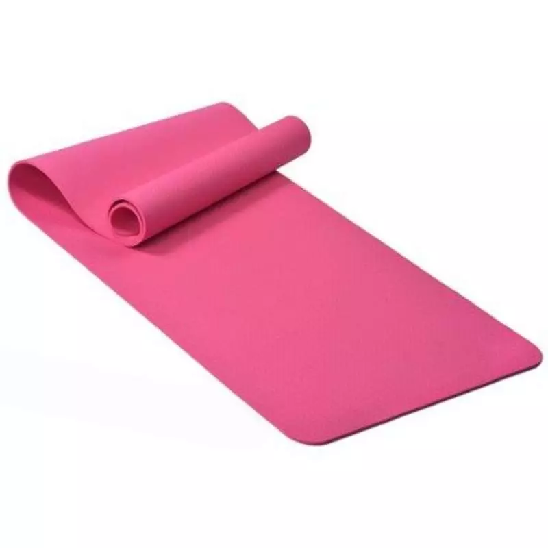 Pink Exercise Mat for Yoga  Anti-Slip 6mm Thick 183 x 61 xm