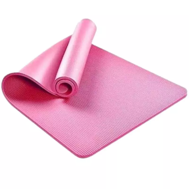 Pink Yoga Mat 10 mm Thick Anti-Slip 183 cm x 60 cm