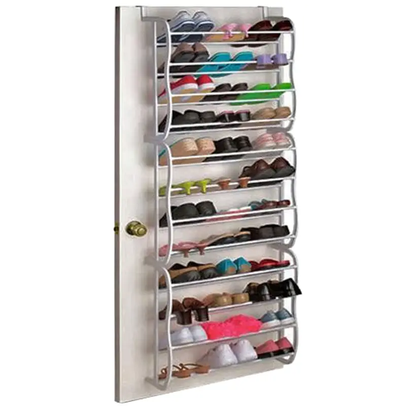 Over the Door Shoe Rack Shelf System - Organise up to 36 Pairs of Shoes