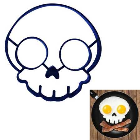 Skull Shaped Egg Shaper Breakfast Mould for Eggs & Pancakes