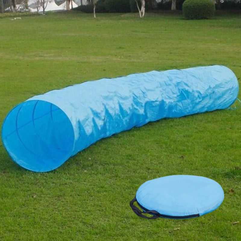 5.3M Long Cat Tunnel Blue Colour Agility Speed Training