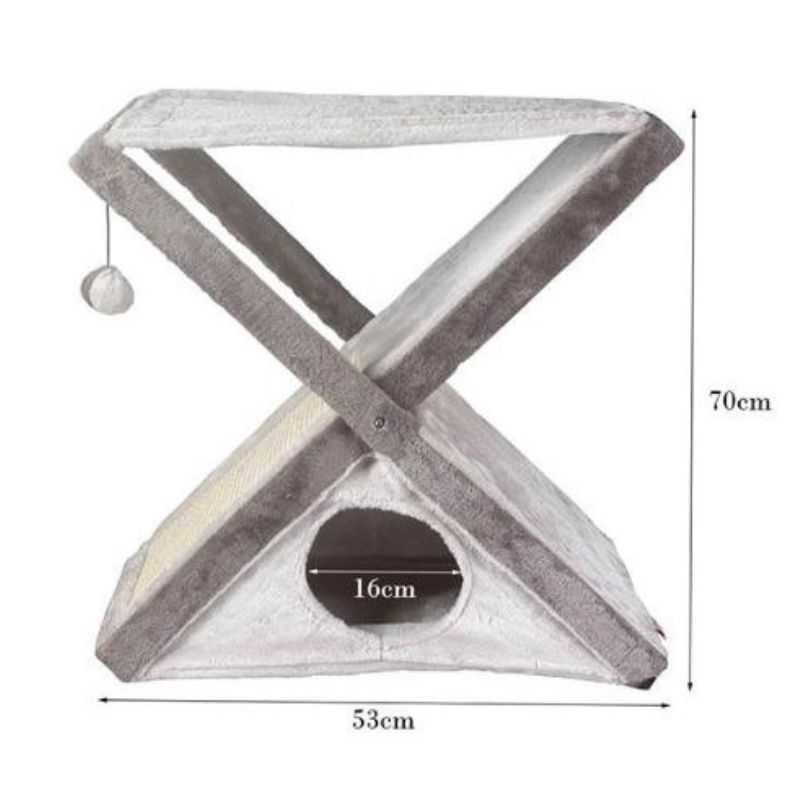 2_Compact_Foldable_Cat_Tree_House_dimensions