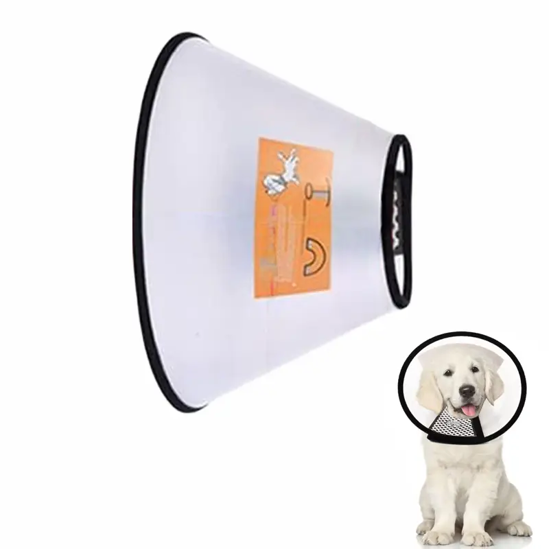 Elizabethan Cone Collar Dog Recovery Collar for Licking & Biting Prevention