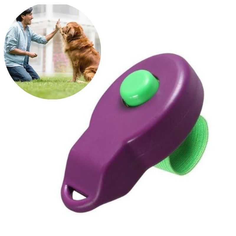 Effective Efficient Pet Training Clicker Purple Colour