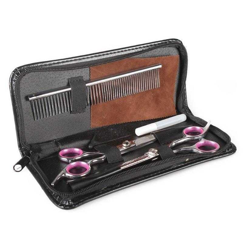 Stainless-Steel-Pet-Grooming-Set-8-PCS-for-Cats-and-Dogs