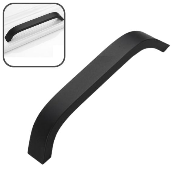 Black Drawer Handle for Kitchen Drawers and Cabinets 96mm