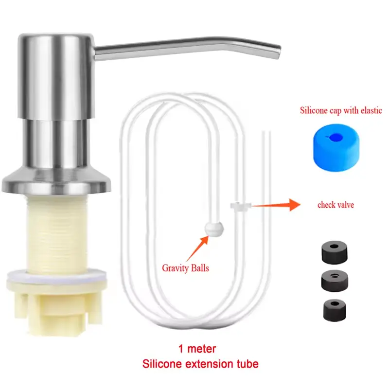 Brushed-Stainless-Soap-Pump-with-Tube-Hand-Soap-Dispenser---Without-Bottle.webp