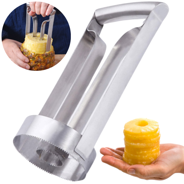 Pineapple Slicer for Coring and Cutting Pineapple Rings