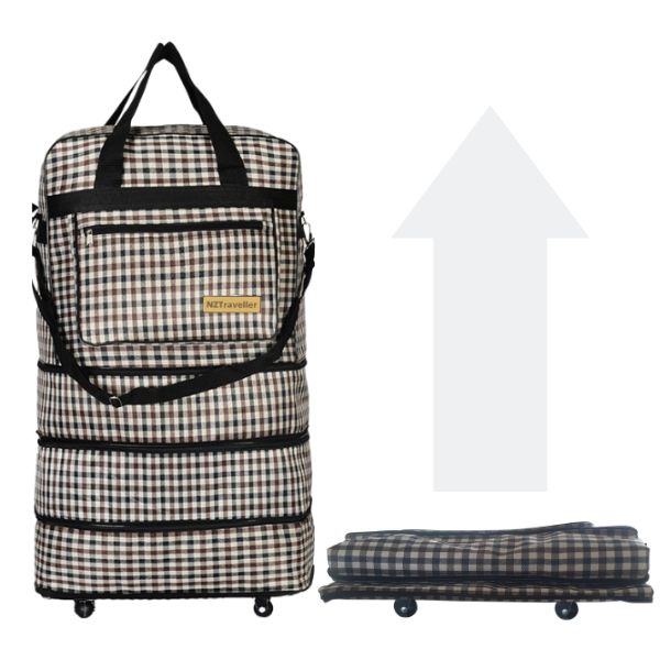 Expandable Soft Suitcase 4 Bags in 1 Luggage Bag