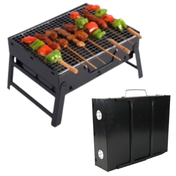 Charcoal BBQ Grill Suitcase Barbeque PTN4091892336