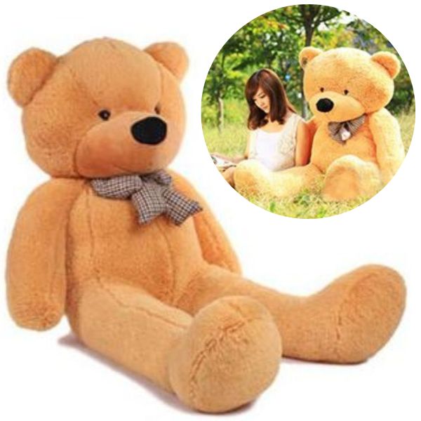 Giant-Teddy-bear-large-1.2m-size-light-brown-colour-main-image-
