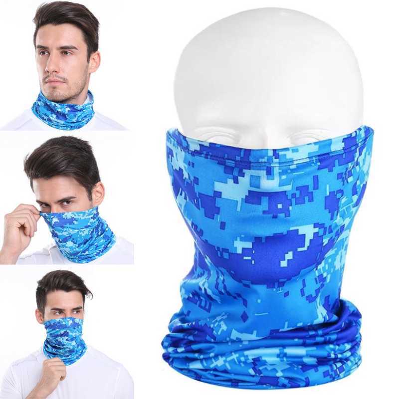 Blue-Neck-Gaiter-Warmer-Tube-Buff-for-Cycling-Skiing-and-Snowboarding