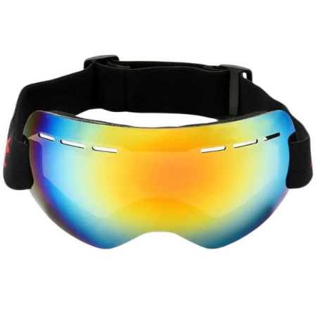 Snow-Ski-Goggles-with-Rainbow-Tint-and-Full-Frame-front-on-view