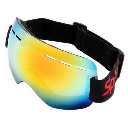 Snow Ski Goggles with Rainbow Tint and Full Frame