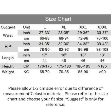 Impact-protection-shorts-size-chart-for-larger-sizes