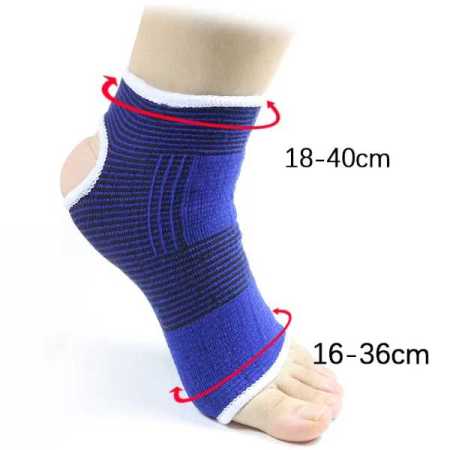 blue-ankle-support-sleeve-dimensions