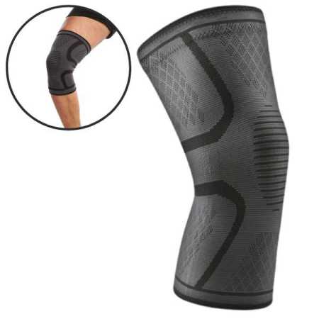 Knee Compression Sleeve Support Brace Wrap Large Size (L)